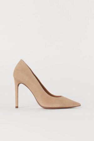 nude heels h&m